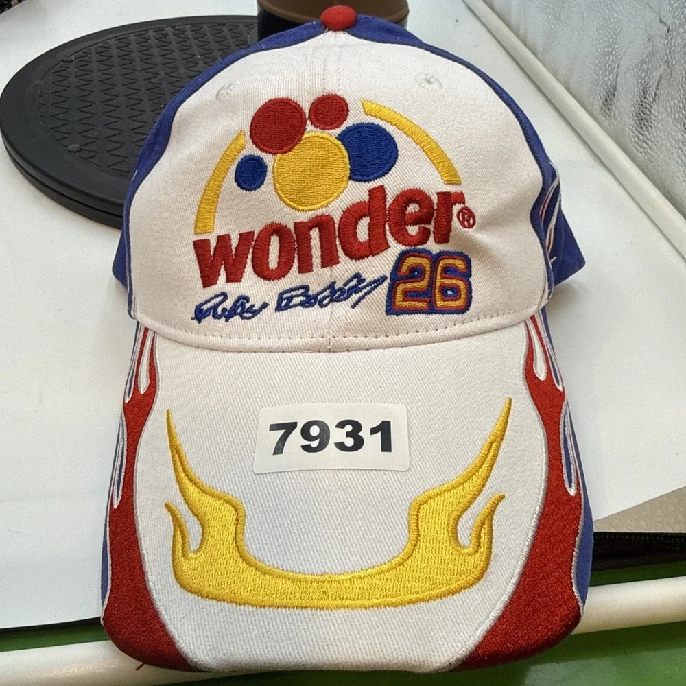 Ricky Bobby Hat Cap Snap Back Adult One‎ Size NASCAR #26 Wonder Bread Talladega